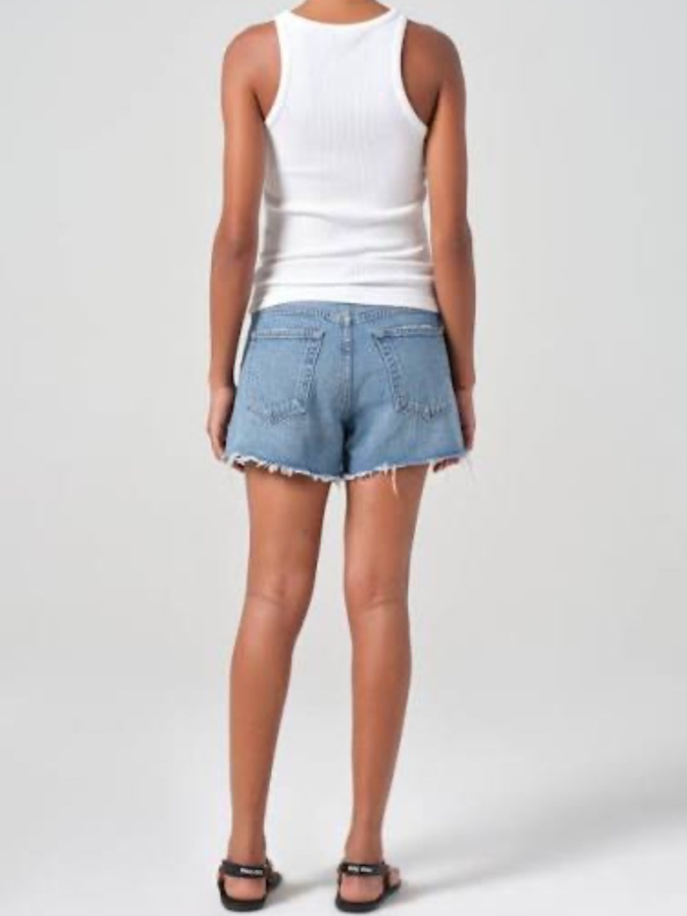 AGOLDE 28 Parker Long Denim Short - Picture 2 of 11